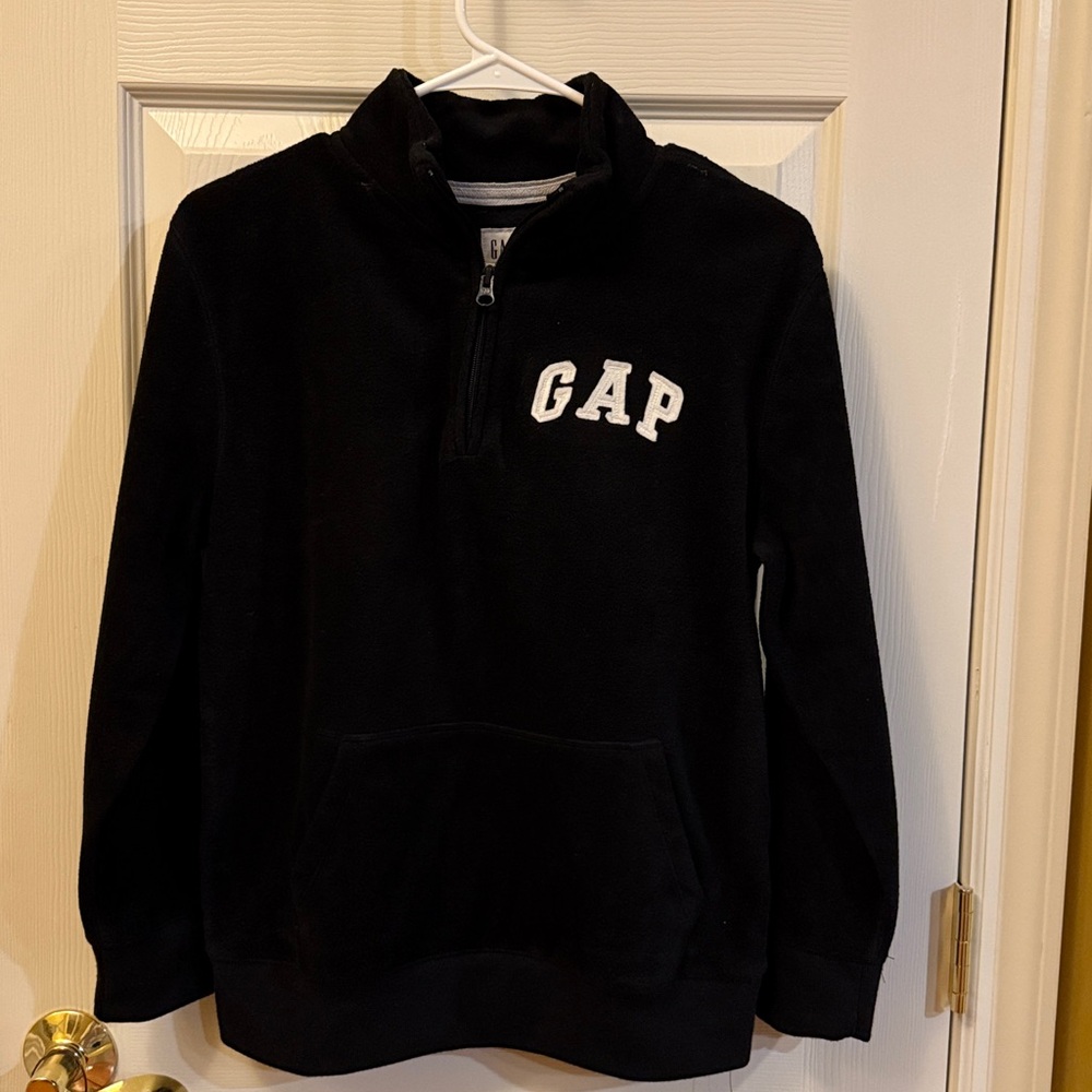GAP Black Quarter-Zip Sweatshirt